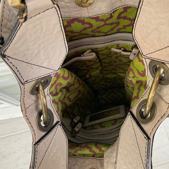 or Yany large leather taupe crossbody bag. - Picture 11 of 13